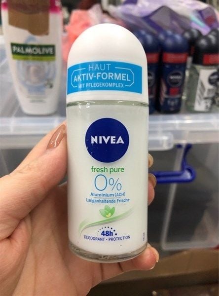  Lăn khử mùi Nivea Fresh pure 0% 48H 50ml 