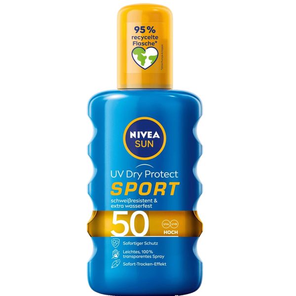  Xịt chống nắng  NIVEA Sun UV Dry Protect Sport  SPF 50 