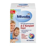  Vitamin tổng hợp Mivolis A-Z Komplett Depot Cho Người Dưới 50 Tuổi 100v 