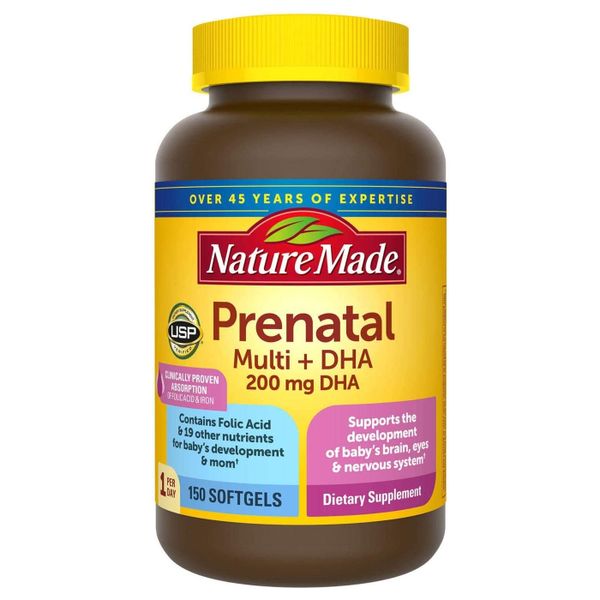  Vitamin dành cho người đang có  Bầu mỹ Prenatal DHA hộp 150 