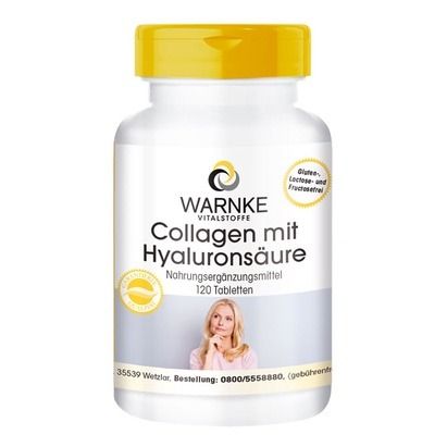  Viên Uống Warnke Collagen Mit Hyaluronsaure 110g-120 viên( 0368) 