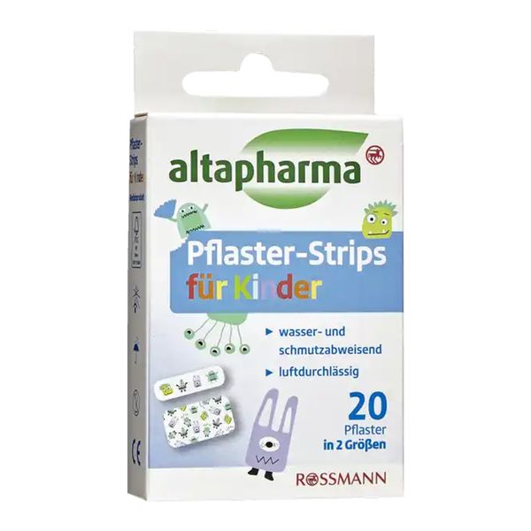  Băng gạc che vết thương cho trẻ em altapharma Pflaster-Strips 