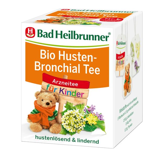  Trà dược liệu trị ho và phế quản cho trẻ em Bad Heilbrunner 