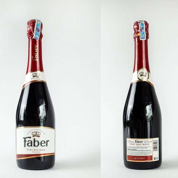  Rượu Vang Faber Sekt Rot Mild Rouge 11.5% 