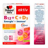 Viên uống bổ sung vitamin B12+C+D3 Doppel 