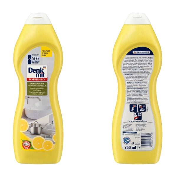  Dung dịch tẩy rửa đa năng Denkmit dạng sữa 750ml (Denkmit Scheuermilch) 