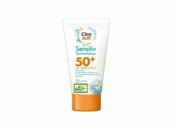  Kem chống nắng Cien sensitive 50+ 150ml 