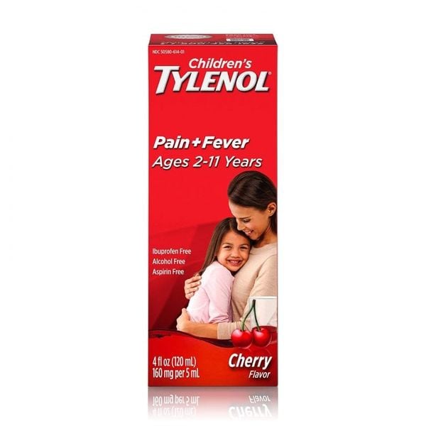  SIRO GIẢM ĐAU HẠ SỐT CHO BÉ CHILDREN’S TYLENOL (hộp) 