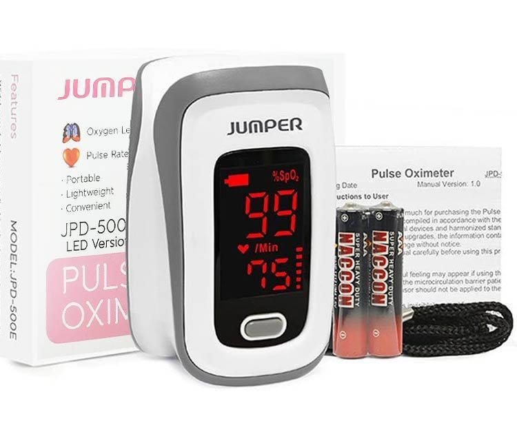  Máy Đo Oxy Jumper Pulse Oximeter JPD-500E 