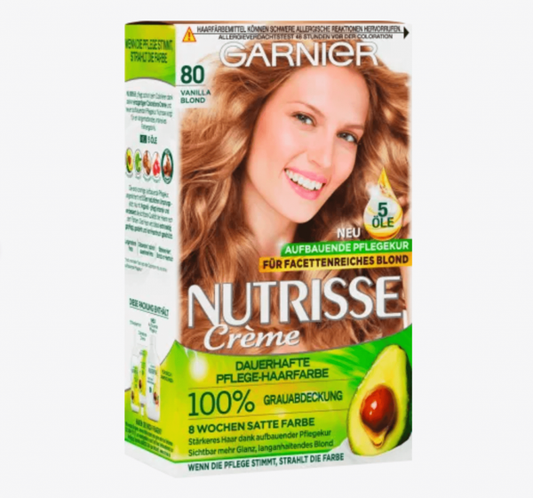  Garnier Nutrisse Thuốc nhuộm tóc nâu vàng 4.3 