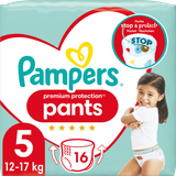  Bỉm Pampers Premium Protection Größe 5 Junior, 12-17 kg, gói đơn 16 miếng 