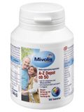  Vitamin Tổng Hợp Mivolis A-Z Depot Ab Cho Người Trên 50 Tuổi, 100 Viên 