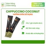  Cà Phê Hòa Tan ADORÉ 1890 Cappuccino Coconut Cafe 3in1 Vị Dừa Thơm Ngậy Giúp Tỉnh Táo Tập Trung Hộp 200g (10 gói x 20g) 