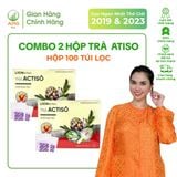  COMBO 2 Hộp Trà ACTISO LADOPHAR HỘP 100 Túi Lọc 