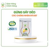 Gừng sấy dẻo hữu cơ 