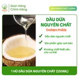  Hũ Dầu Dừa Nấu Thủ Công APG ECO Chiết Xuất Từ Đặc Sản Bến Tre 250ML 