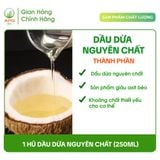  Combo 2 Hũ Dầu Dừa Nấu Thủ Công APG ECO Chiết Xuất Từ Đặc Sản Bến Tre, quy cách hũ 250ML 