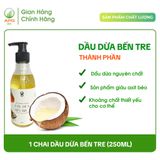  Dầu Dừa Nấu Thủ Công APG ECO Chiết Xuất Từ Đặc Sản Bến Tre Chai 250ML 