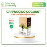  Cà Phê Hòa Tan ADORÉ 1890 Cappuccino Coconut Cafe 3in1 Vị Dừa Thơm Ngậy Giúp Tỉnh Táo Tập Trung Hộp 200g (10 gói x 20g) 