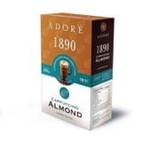  Combo 2 Hộp Cà Phê Hòa Tan ADORÉ 1890 Cappuccino Almond Cafe 3in1 Vị Hạnh Nhân Sánh Mịn Thơm Ngon Độc Đáo Hộp 200g (10 gói x 20g) 