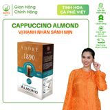  Cà Phê Hòa Tan ADORÉ 1890 Cappuccino Almond Cafe 3in1 Vị Hạnh Nhân Sánh Mịn Thơm Ngon Độc Đáo Hộp 200g (10 gói x 20g) 