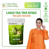  Trà Atisô Ladophar, Gói Zip 100 Túi Lọc, thanh lọc, làm mát cơ thể 