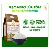  Combo 2 Bao Gạo VEBO Lúa Tôm APG ECO Thương Hạng Hữu Cơ, Mềm, Dẻo, Quy cách túi 5Kg [Sản phẩm mới] 