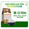  [SẢN PHẨM MỚI] Gạo VEBO Lúa Tôm Thương Hạng Hữu Cơ, Mềm, Dẻo, Quy cách túi 5Kg 