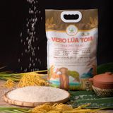  [SẢN PHẨM MỚI] Gạo VEBO Lúa Tôm Thương Hạng Hữu Cơ, Mềm, Dẻo, Quy cách túi 5Kg 
