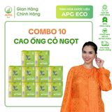  Combo 10 Hộp Cao ống Actisô Có Cỏ Ngọt Ladophar hỗ trợ bảo vệ gan và giải độc gan (10 ống x 10ml) 