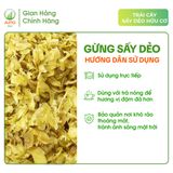 Gừng sấy dẻo hữu cơ 