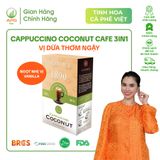  Combo 2 Hộp Cà Phê Hoà Tan - Cappuccino Nutty Nutrition (Mix 4 vị) và Cappuccino Coconut (Vị Dừa) ADORÉ 1890 