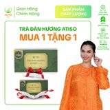  [Mua 1 tặng 1] Trà Atiso Đàn Hương Chiết xuất từ lá Đàn Hương và Atiso, Hộp 25 Túi lọc x 2G 
