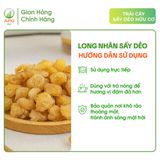  Long nhãn sấy dẻo hữu cơ APG ECO Túi Zip 100Gr| Trái Cây Sấy Dẻo 