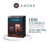  Cà Phê Cappuccino ADORÉ 1890 Nutty Nutrition, Cafe Hòa Tan 4 Vị Thơm Ngon Cao Cấp Hộp 320gr (20gr x 16 gói), 4gói mỗi vị 
