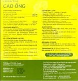  Cao ống Atiso Nguyên Chất (10 ống x 10ml) 