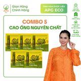  Combo 5 Hộp Cao ống Nguyên Chất, bảo vệ sức khỏe (Quy cách 10ml x 10 ống/Hộp) 