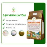  Combo 2 Bao Gạo VEBO Lúa Tôm APG ECO Thương Hạng Hữu Cơ, Mềm, Dẻo, Quy cách túi 5Kg [Sản phẩm mới] 