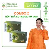  Combo 2 Hộp Trà Actiso (Hộp 20 túi lọc), hữu cơ, tăng cường sức khỏe 