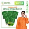  Combo 5 Túi Bột Rau Má Nguyên Chất APG ECO, Quy cách túi 2.5g x 20gói 