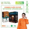  Combo 2 Hộp Cà Phê Hoà Tan - Cappuccino Nutty Nutrition (Mix 4 vị) và Cappuccino Almond (Vị Hạnh nhân) ADORÉ 1890 