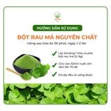  Combo 2 Túi Bột Rau Má Nguyên Chất APG ECO, Quy cách túi 2.5g x 20gói 