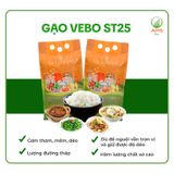  Gạo Vebo ST25 APG ECO Túi 2Kg Hữu cơ, Dẻo, Thơm lá dứa - Phiên bản Tết Ất Tỵ 2025 