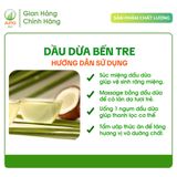  Dầu Dừa Nấu Thủ Công APG ECO Chiết Xuất Từ Đặc Sản Bến Tre Chai 250ML 