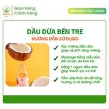  Combo 2 Hũ Dầu Dừa Nấu Thủ Công APG ECO Chiết Xuất Từ Đặc Sản Bến Tre, quy cách hũ 250ML 