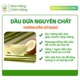  Combo 2 Hũ Dầu Dừa Nấu Thủ Công APG ECO Chiết Xuất Từ Đặc Sản Bến Tre, quy cách hũ 250ML 