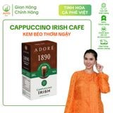  Cà Phê Hòa Tan ADORÉ 1890 Cappuccino Irish Cafe Đậm Vị Espresso Kem Béo Thơm Ngậy Độc Đáo Giúp Tỉnh Táo Hộp 200g 