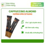  Cà Phê Hòa Tan ADORÉ 1890 Cappuccino Almond Cafe 3in1 Vị Hạnh Nhân Sánh Mịn Thơm Ngon Độc Đáo Hộp 200g (10 gói x 20g) 