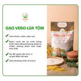  Combo 2 Bao Gạo VEBO Lúa Tôm APG ECO Thương Hạng Hữu Cơ, Mềm, Dẻo, Quy cách túi 5Kg [Sản phẩm mới] 