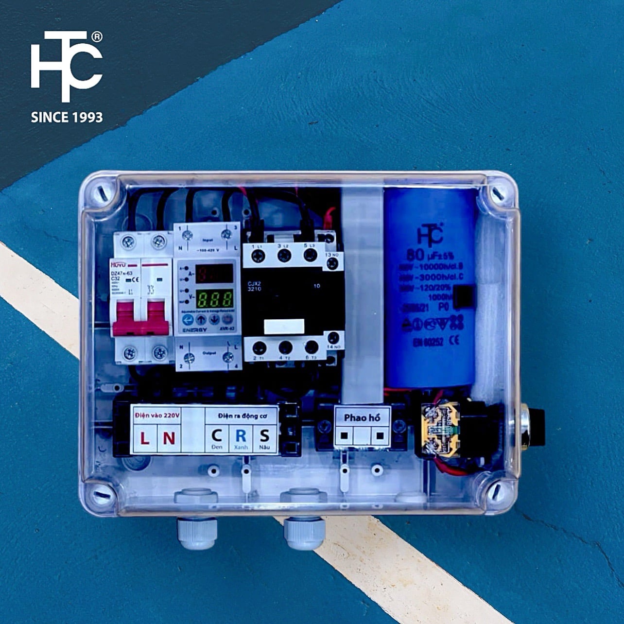 TỦ ĐIỆN MẶT TRONG SUỐT 1.0HP - 220V